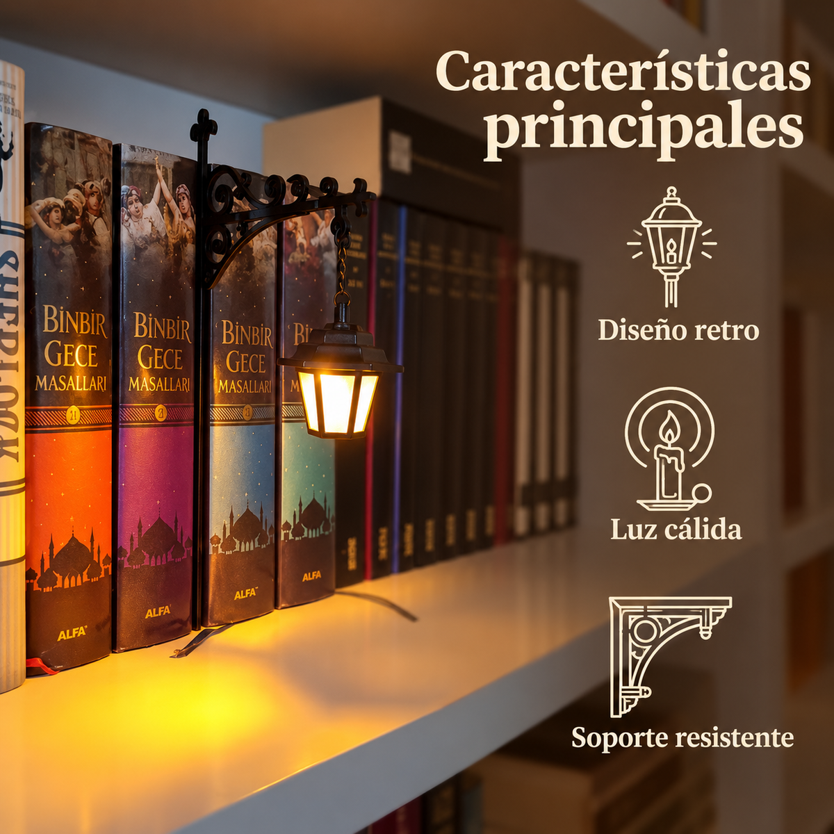 FAROL LUMINOSO PARA ESTANTERÍA